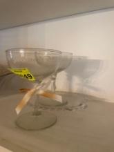bride and groom cups; saucer