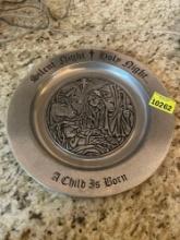 Christmas display plate
