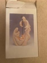 figurine nativity tealight