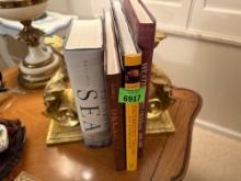 reading books and book ends