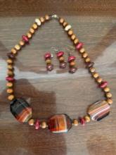 necklace and earring set