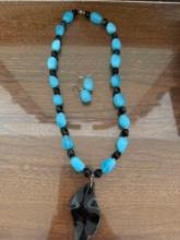 necklace and earring set