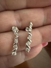 earrings and pendant
