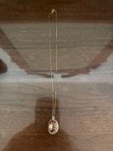 chain with egg pendant