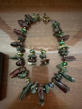 necklace and earring set