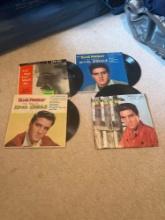 vintage Elvis Presley vinyl records