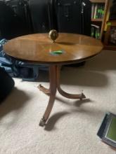wooden end table