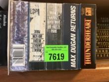 various VHS tapes
