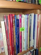 sewing; quilting; embroidering books; misc