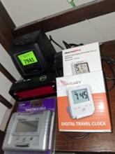 various digital travel clocks