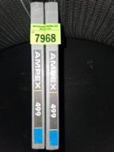 2 blank Ampex 499 studio mastering audio tape