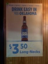 paper Bud light poster