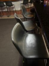3 high top stools