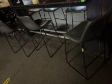 3 high top stools