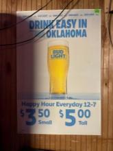 paper Bud light poster