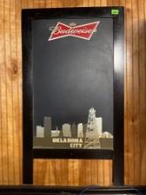 Budweiser black board