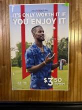 paper Michelob Utra poster