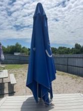 Michelob Ultra umbrella and stand