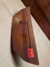 Wooden shelf