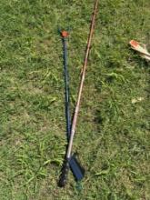 A grabber and walking stick