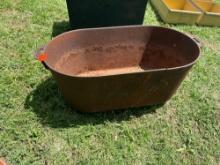 Large cast iron pot Does have crack