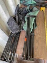 Folding lawn chairs