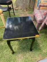 Black table
