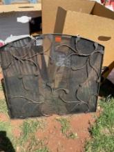 Fire place grill front