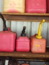 3 gas cans
