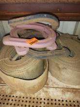 Tow straps and horse shoes