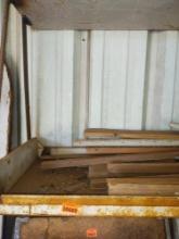 Pieces of wood, various lengths, and sizes