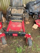Toro time cutter zero turn lawn mower Condition unknown *BUYER IS RESPONSIBLE FOR LOADING*