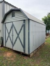 Portable building 10x12x8 contents not included *BUYER IS RESPONSIBLE FOR DISASSEMBLING LOADING*