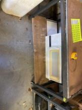 metal frame shelving unit Buyer to load Pick up after 1pm