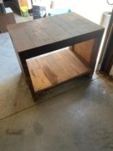 Wooden handmade bench