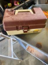 Vintage fishing tackle box