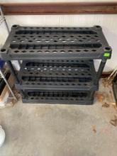 Plastic shelves *BUYER IS RESPONSIBLE FOR LOADING* Pick up after 1pm