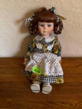 Doll and sunflower dress
