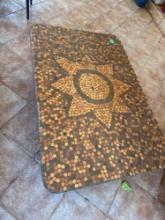 Hand made penny table