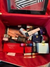 Make up, makeup bag and estee lauder