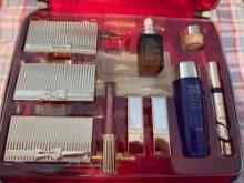 Make up bag with Estee Lauder make up
