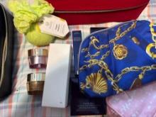 Make up bag with Estee Lauder make up