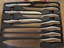Sharp select chef series, deluxe, surgical, stainless steel, cutlery, lifetime guarantee, better