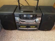 Boom box , CD player, radio