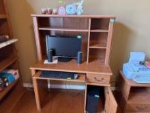 Computer desk, 42.5 x 19. 5 x 56.5 inches, items on desk or not included, Bring Help to move
