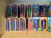 Walt Disney masterpiece collection toys and plastic cups
