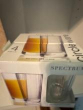 Circleware spectrum four piece glass set