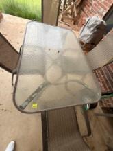 Outdoor table and 6 chairs