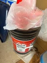 ice melt and traffic cones