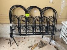 5 pieces of garden fence and light house wind chime